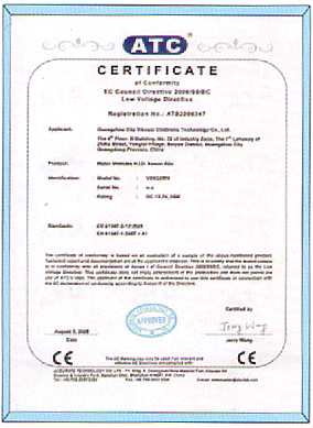 Certification@CE LVD