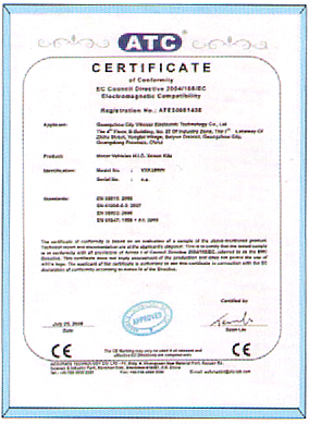 Certification　CE EC